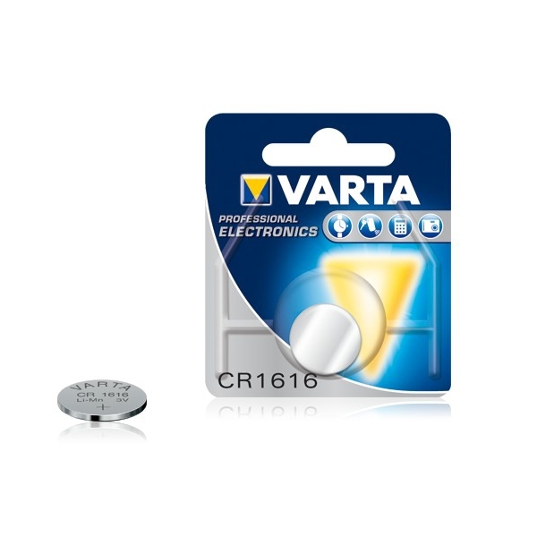 Pile électronique CR1616 VARTA - Blister de 1 - Lithium 3V