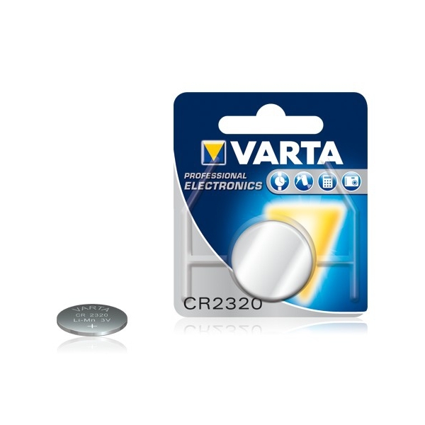 Pile électronique CR2320 VARTA - Blister de 1 - Lithium 3V