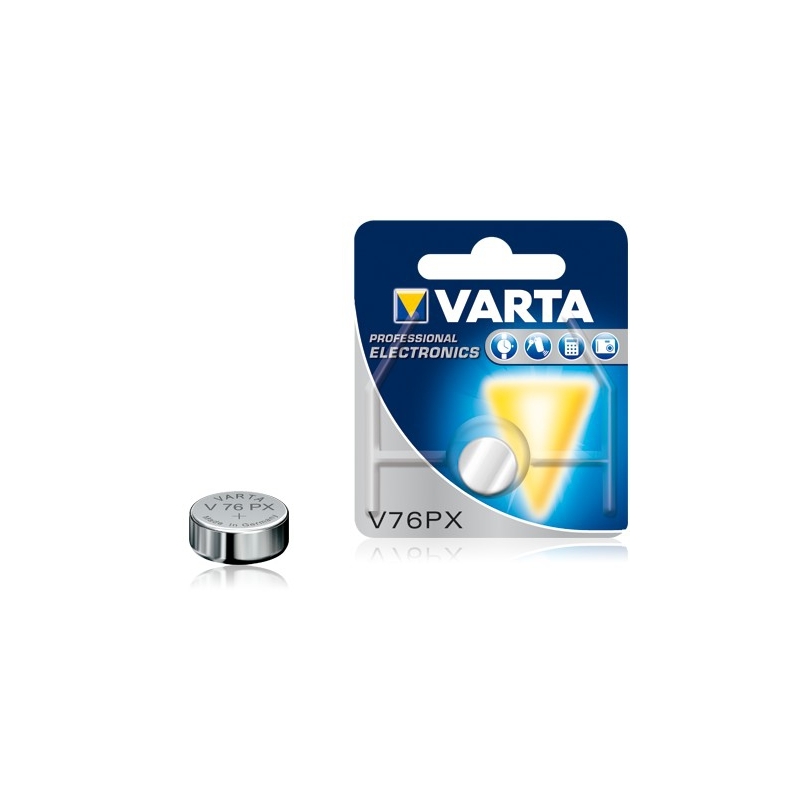 Pile SR44 / V76PX Varta Oxyde d'Argent 1,55V