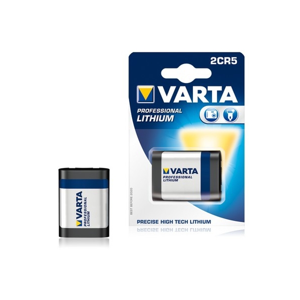 Pile photo 2CR5 VARTA -  Blister de 1 - Lithium