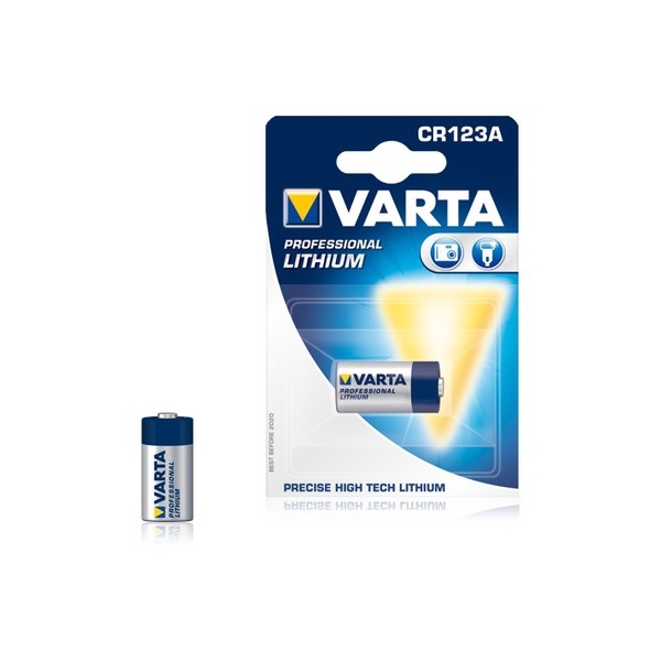 Pile photo CR123A VARTA - Blister de 1 - Lithium