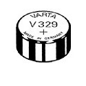 Piles de montre V329 VARTA - Boite de 10 - Oxyde d'argent