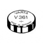 Piles de montre V361 VARTA - Boite de 10 - SR58 - Oxyde d'argent