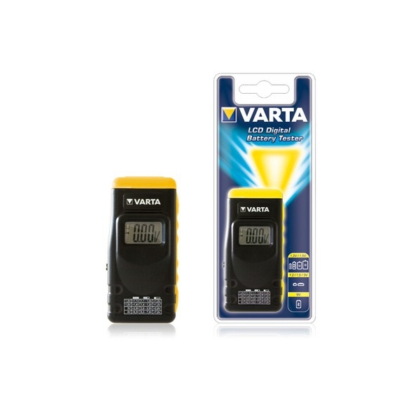 Testeur de piles digital VARTA - AAA / AA / C / D / 1,5V / 3V / Ni-Mh