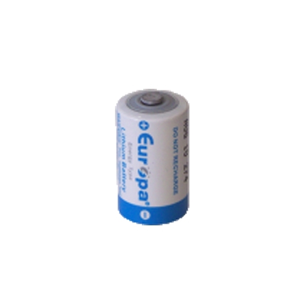 Pile ER14250 EUROPA - LS14250 - CR1/2AA - SL750 -  Lithium 3,6V - 1,2 Ah