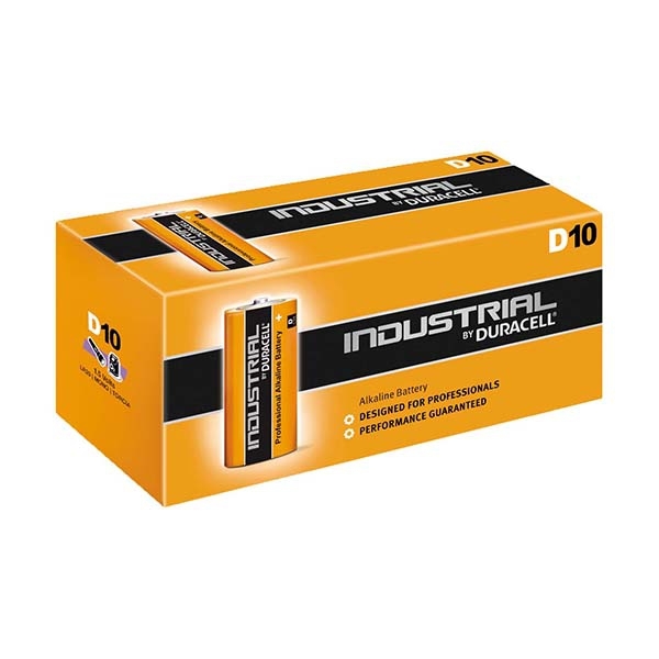 Piles industrielles LR20 DURACELL PROCELL - Boite de 10 - MN1300