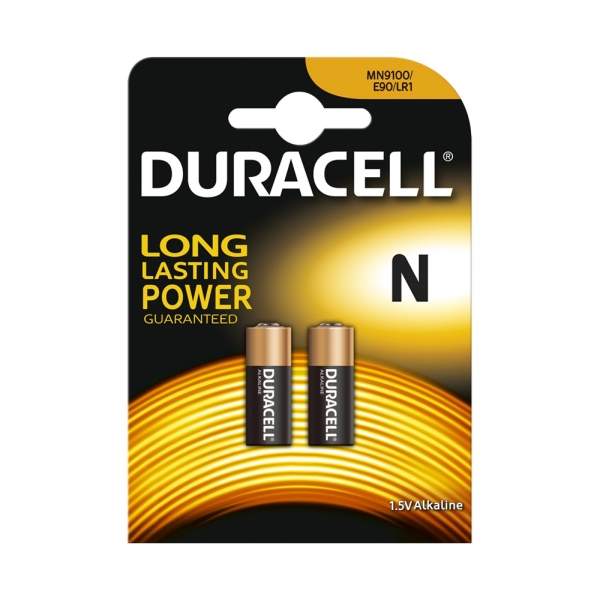 Piles électroniques LR01 DURACELL - Blister de 2 - MN9100