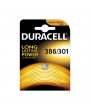 Pile de montre 301/386 DURACELL - Blister de 1 - SR43 - Oxyde d'argent