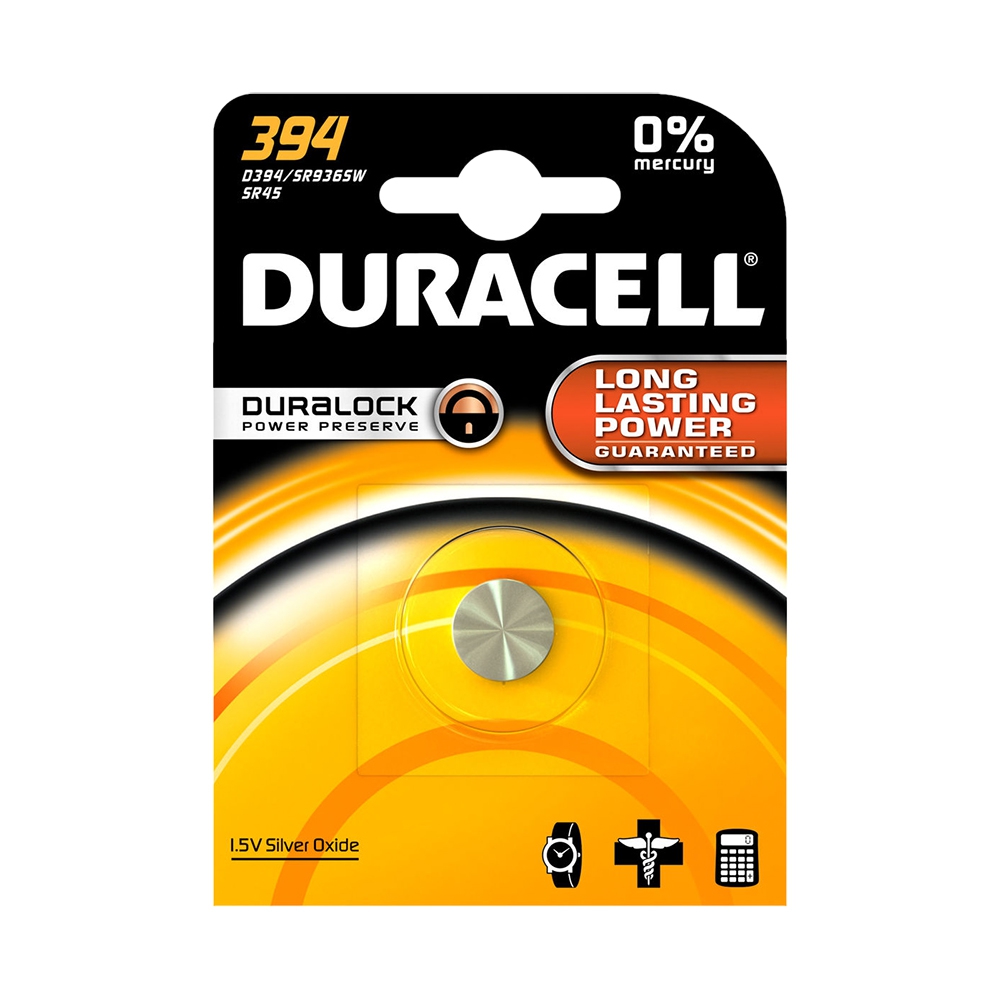 Pile alcaline LR6 AA AM3 1,5V DURACELL Plus Power Duralock Blister de 4  piles