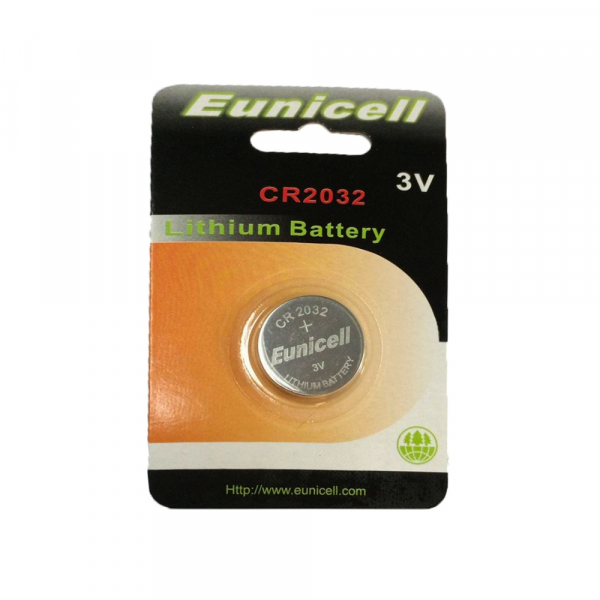 Pile électronique CR3032 EUNICELL - Blister de 1 - Lithium 3V
