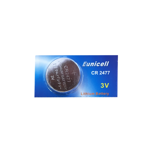 Pile CR2477 EUNICELL - Blister de 1 - Lithium 3V