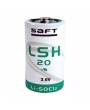 Pile LSH20 SAFT - Blister de 1 - SL780 - D - Lithium 3,6V - 13000mah