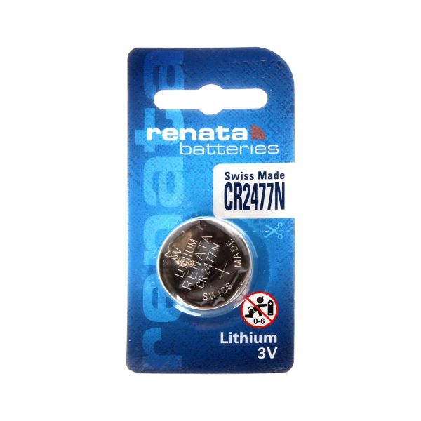 Pile CR2477N RENATA - Blister de 1 - Lithium