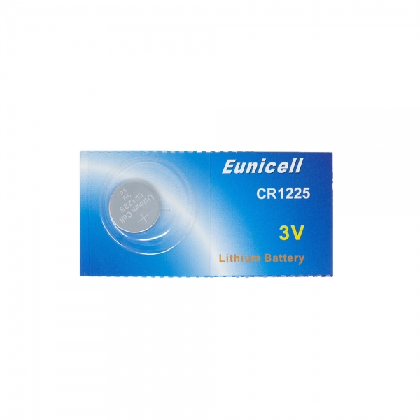 Piles électroniques CR1225 EUNICELL - Blister de 1 - Lithium 3V