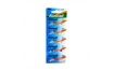 Piles de montre AG1 EUNICELL - Blister de 10 - LR60 / LR621 / SR621 /164 / 364 - Alcaline