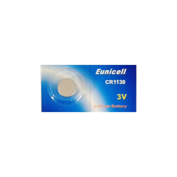 Pile électronique CR1130 EUNICELL - Blister de 1 - Lithium 3V