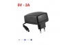 Chargeur secteur 5 V - 2A - jack 5,5mm / 2,5mm - Noir