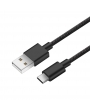 Câble USB / Type C renforcé - 1,80m - Noir