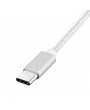 Câble USB / Type C renforcé - 1,80m - Blanc