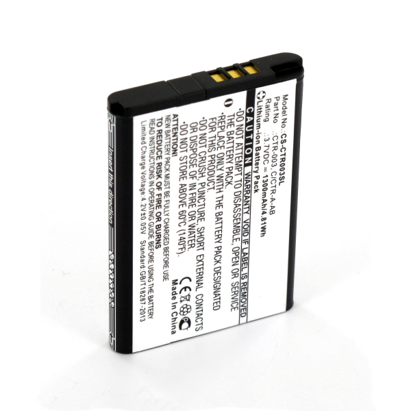 Batterie pour Nintendo 2DS / New 2DS / 3DS / Switch Pro Controller -1300 mAh - CTR-003