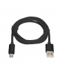 Câble USB / Micro USB renforcé - 1,80m - Noir
