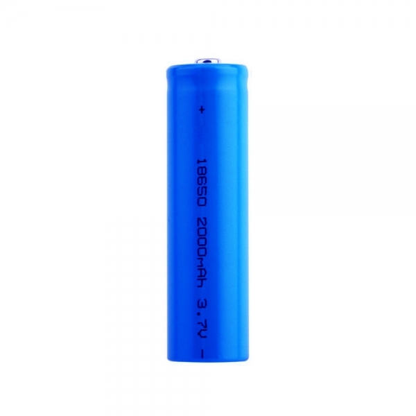 Accu 18650 EUNICELL - Avec plot - 2000 mAh - Lithium ion 3.7V