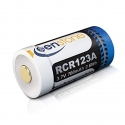 Accu photo RCR123A rechargeable KEENSTONE - Blister de 1 - Lithium 3,7V