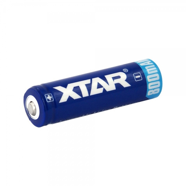 Accu 14500 XTAR - AA - R6 - Blister de 1 - Lithium 3,7V - 800mAh - Avec protection