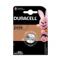 Pile électronique CR2450 DURACELL - Blister de 1 - Lithium 3V