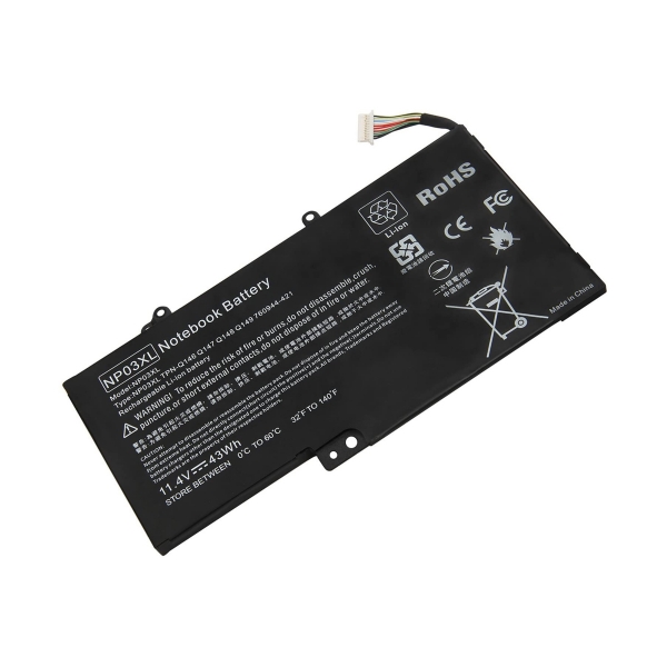 Batterie NP03XL pour HP Pavilion x360 13-a / x360 13-s / Envy 15-u - 11,4 V / 3500 mAh