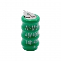 Accu 40H 4,8V VHBW - Pattes à souder - 2 broches - Ni-Mh / 40mAh