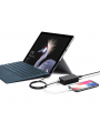 Chargeur pour Microsoft Surface Pro 3/4/5/6/7/X/Go/Book/Laptop - 15V / 6.33A / 102W