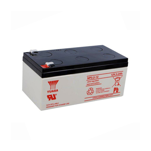 Batterie au plomb YUASA - 12V - 3.2Ah - NP3.2-12