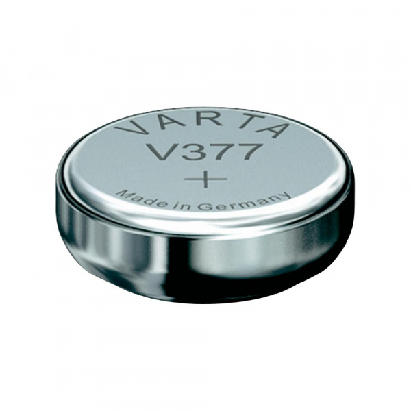 Pile de montre V377 VARTA - Blister de 1 - SR66 - Oxyde d'argent