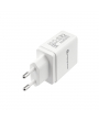 Prise adaptateur secteur USB 3 ports EVERACTIVE - SC300 - 5V / 3.4A - Blanc