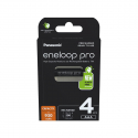 Accus HR3 PANASONIC Eneloop Pro - R2U - Blister de 4 - AAA - Ni-Mh - 930 mAh