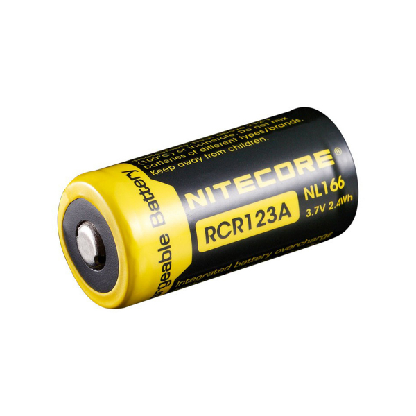 Accu RCR123A NITECORE - 16340 - Blister de 1 - Lithium 3,7V - 650mAh - Avec protection