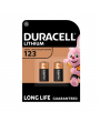 Pile photo CR123A Ultra M3 DURACELL - Blister de 2 - Lithium 3V