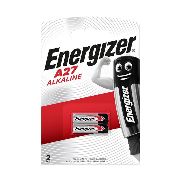 Piles électronique 27A ENERGIZER  - Blister de 2 - Alcaline 12V