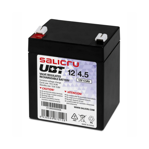 Batterie au plomb SALICRU - 12V - 4.5Ah - UBT 12/4.5