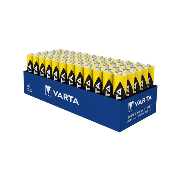 Piles industrielles LR03 VARTA - Boite de 60 -  AAA / EN92