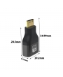 Adaptateur Mini HDMI vers HDMI - Aluminium - 8K / 60Hz - Noir