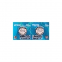 Piles AG13 VINNIC - Blister de 2 - LR44 / SR44 / A76 / 303 / 357 - Alcaline