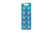 Piles AG13 VINNIC - Blister de 10 - LR44 / SR44 / A76 / 303 / 357 - Alcaline
